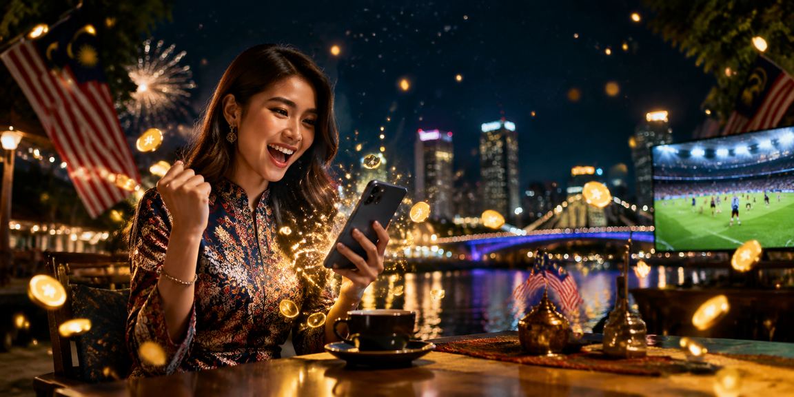 Pengguna Johor membuat deposit selamat selepas log masuk ke platform 105